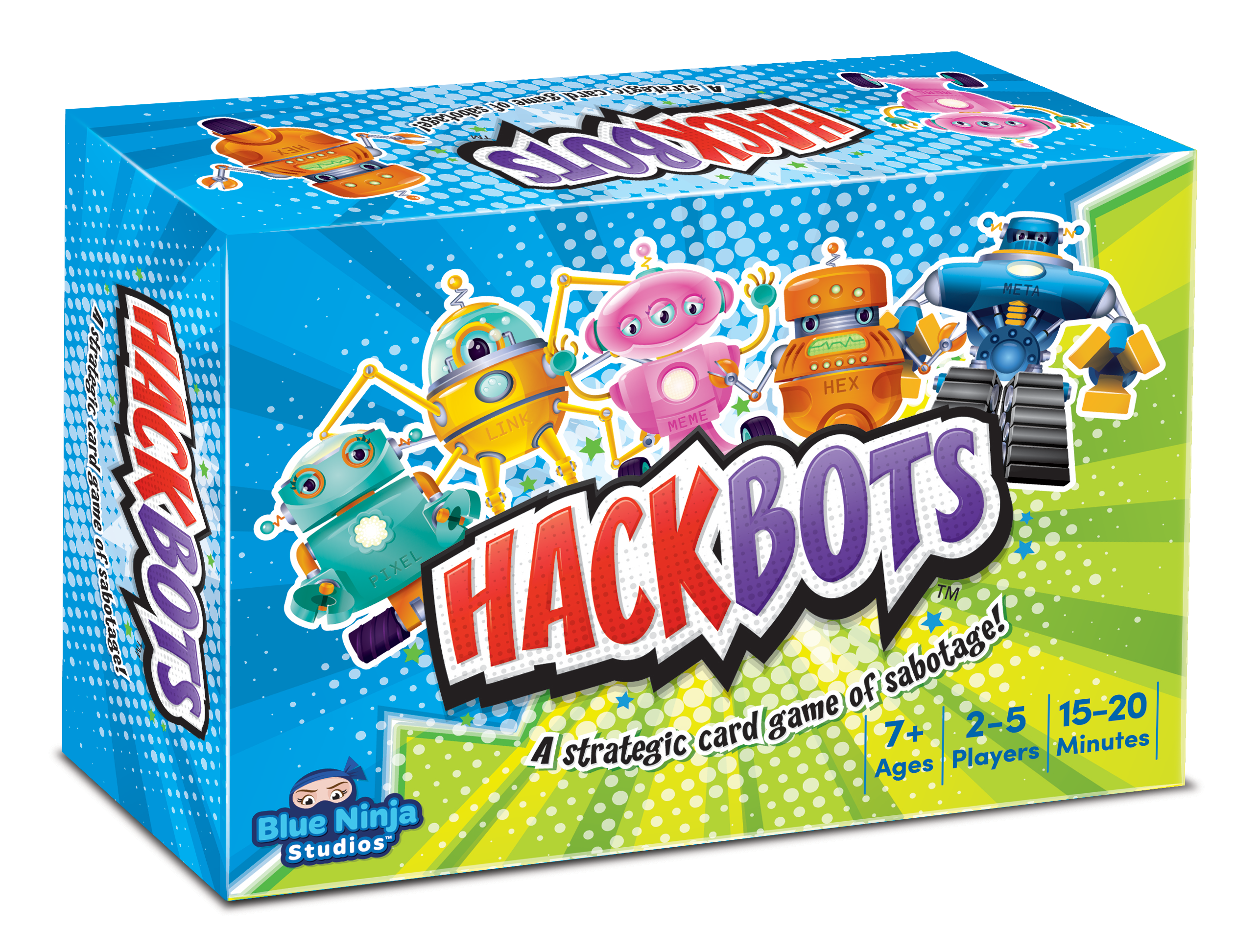 Blue Ninja Studios - HackBots Family Strategy Card Game