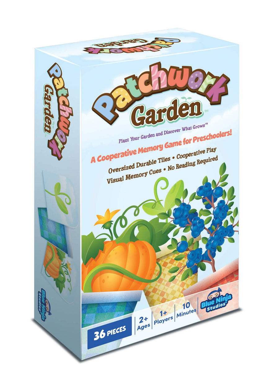 Blue Ninja Studios - Patchwork Garden Preschool Memory Matching Game