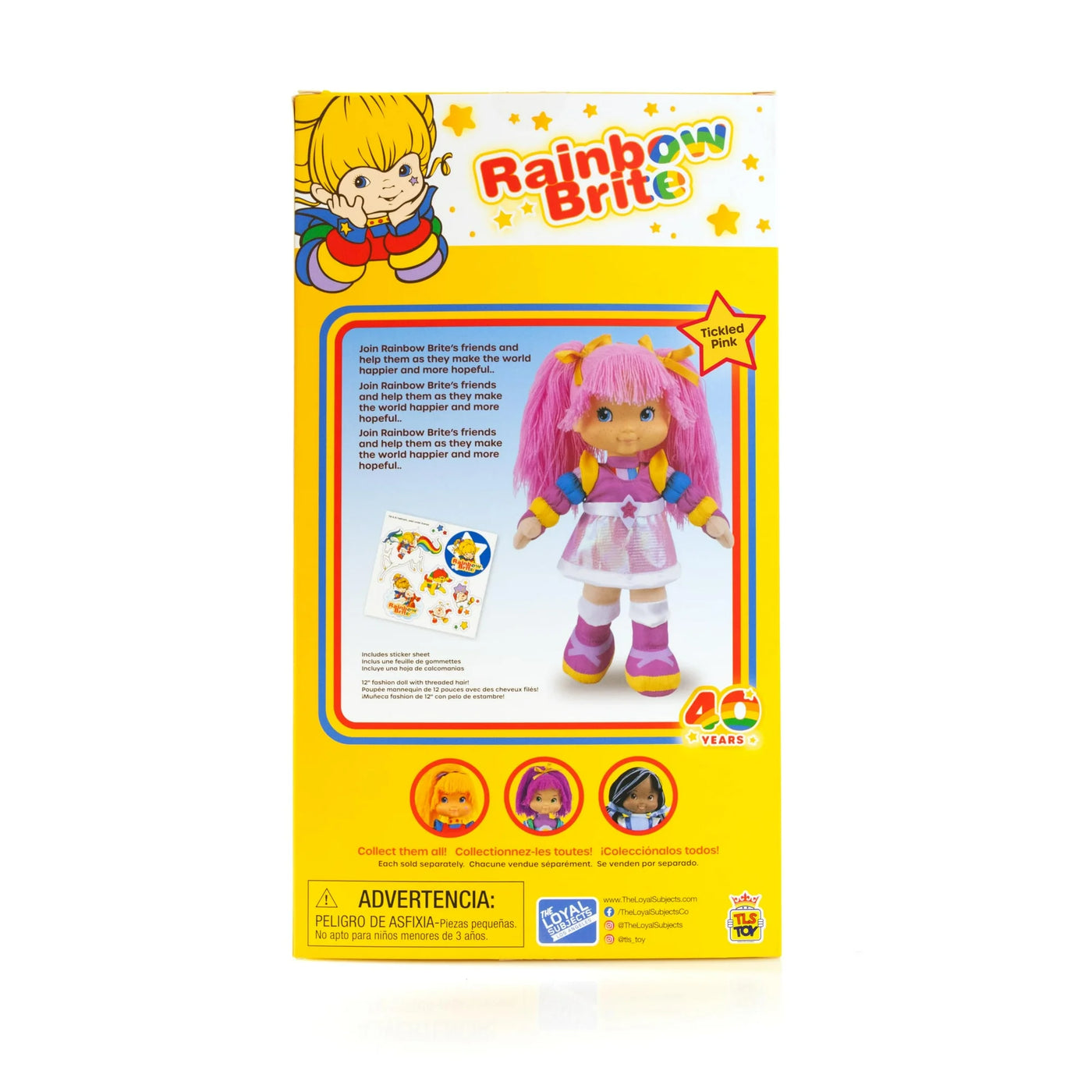 Rainbow Brite 12" Tickled Pink Doll