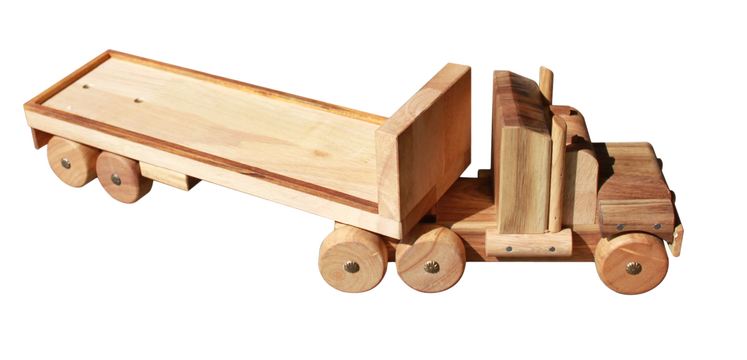 Wooden Flatbed Tractor/Trailer