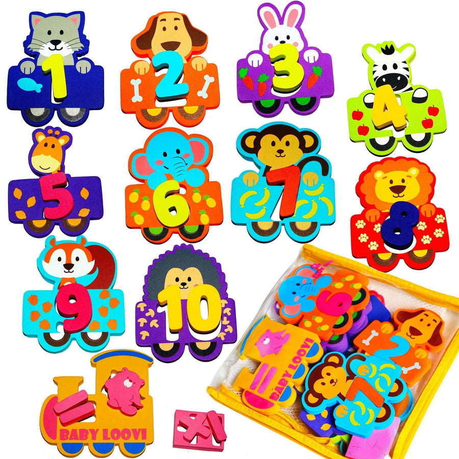 100% Non Toxic Bathtub Numbers   Best Foam Bath Toys   Educational