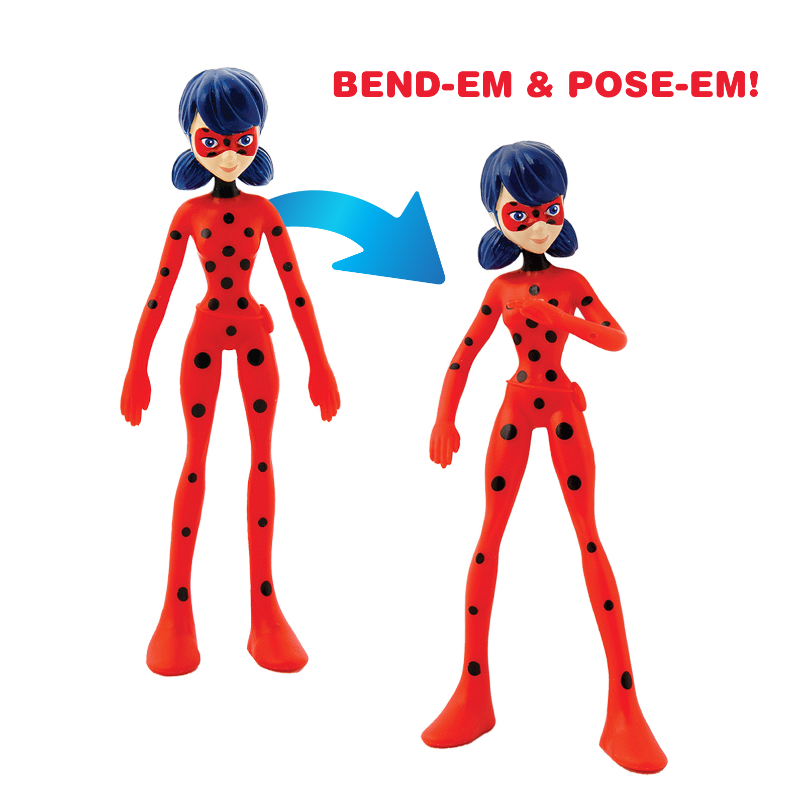 MIRACULOUS - LADY BUG BENDABLE