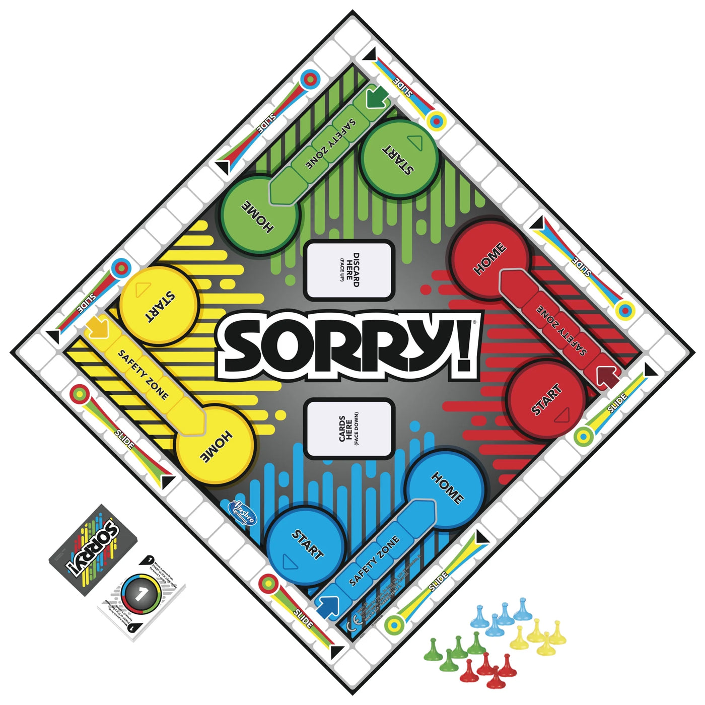 Sorry! Kids Board Game, Family Board Games for Kids, 2 to 4 Players, Ages 6+