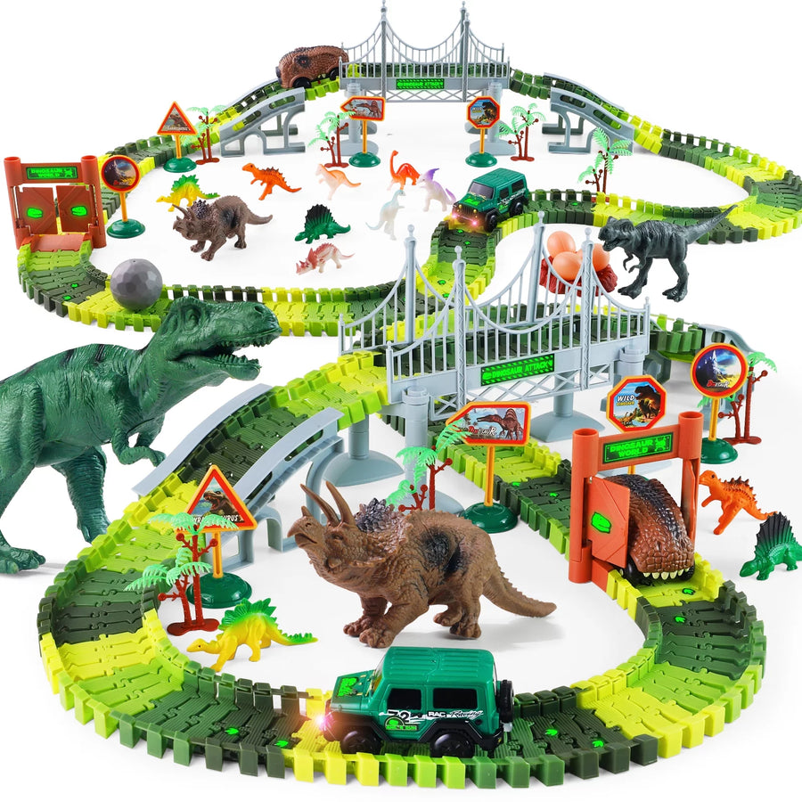 175Pcs Dinosaur RaceTrack