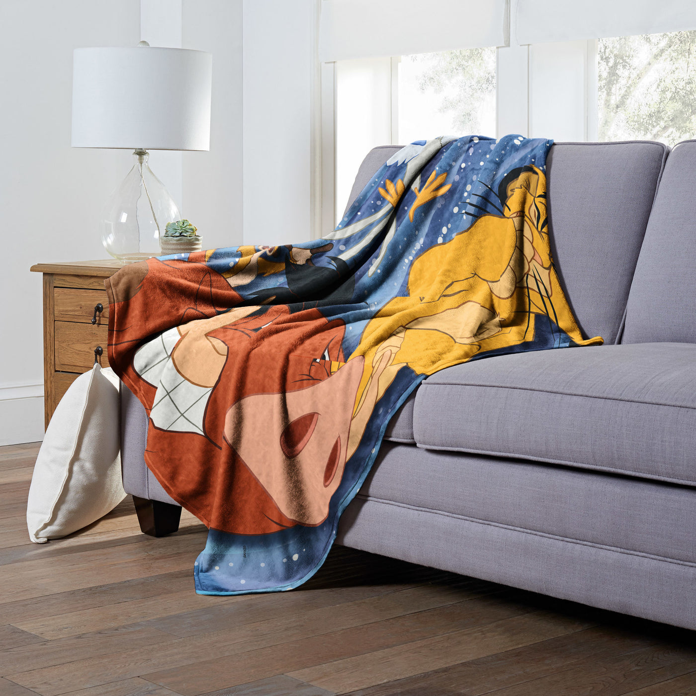 Disney 100 Silk Touch Throw Blanket, Timon & Pumba