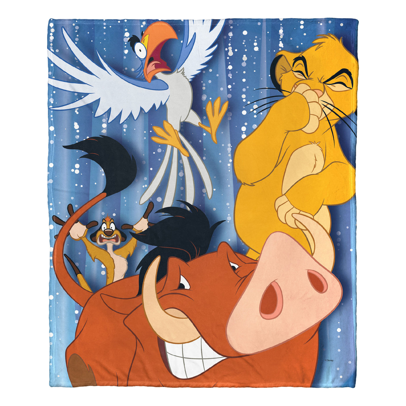 Disney 100 Silk Touch Throw Blanket, Timon & Pumba