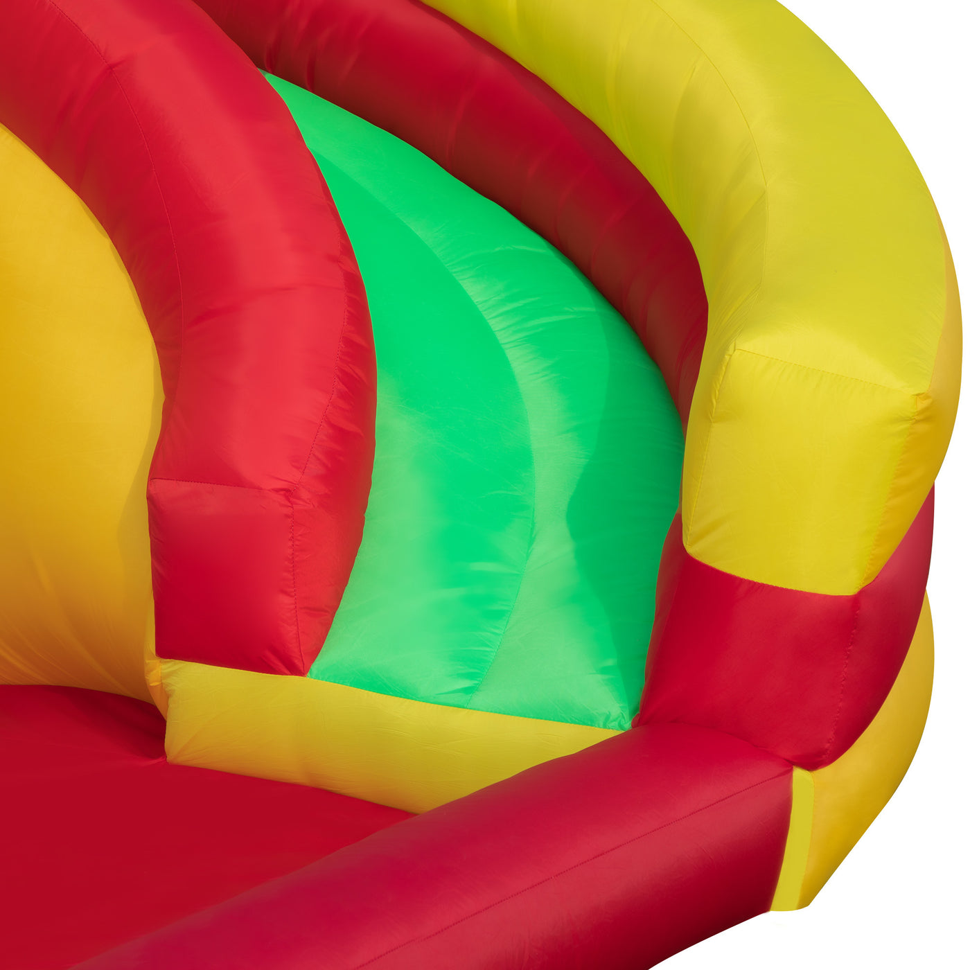 Inflatable Bounce House with Slide, Large Pool and Jumping Castle for Kids from 3 to 12 Years Old, Colorful