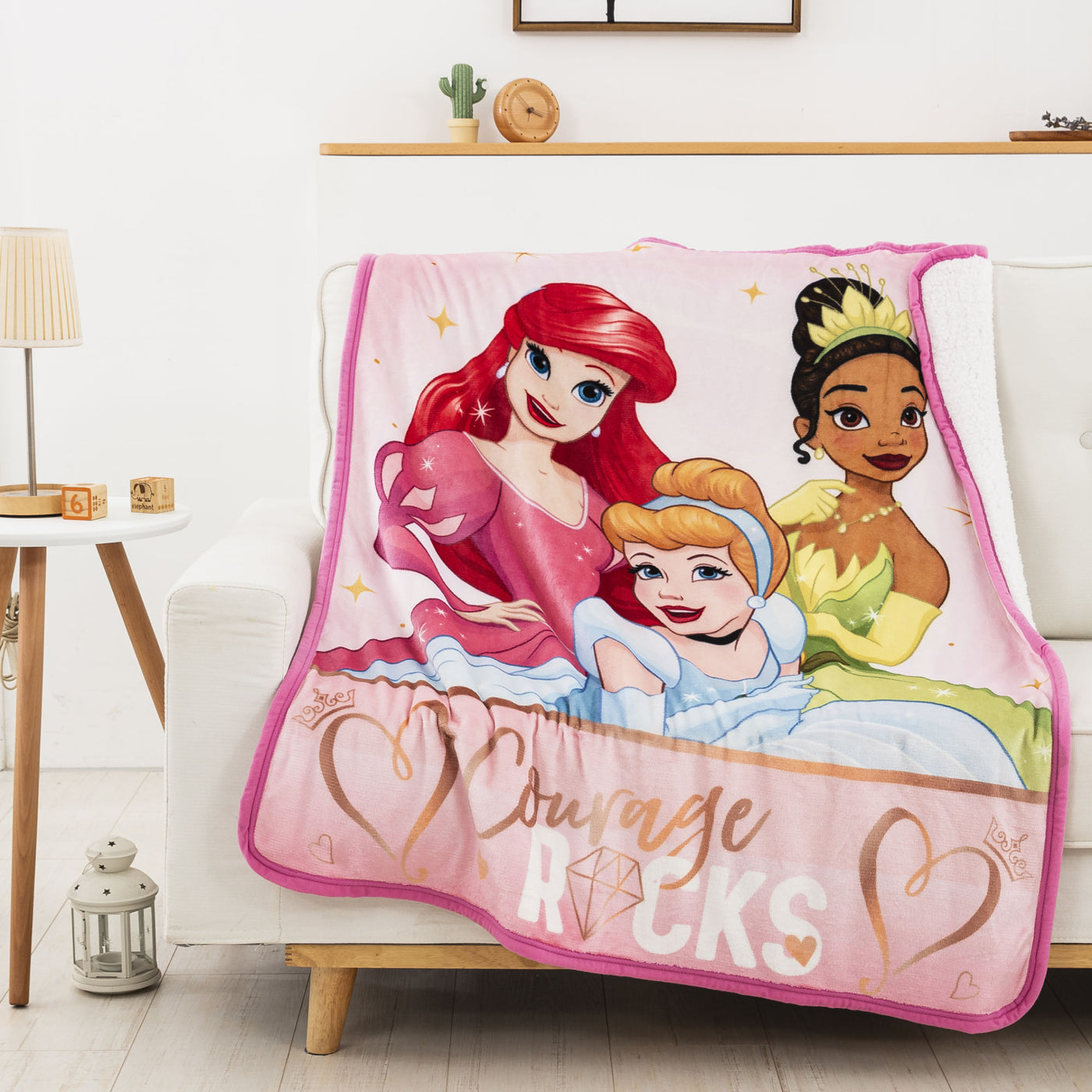 Disney Princesses Rocking Princesses Silk Touch Throw Blanket 40" x 50"