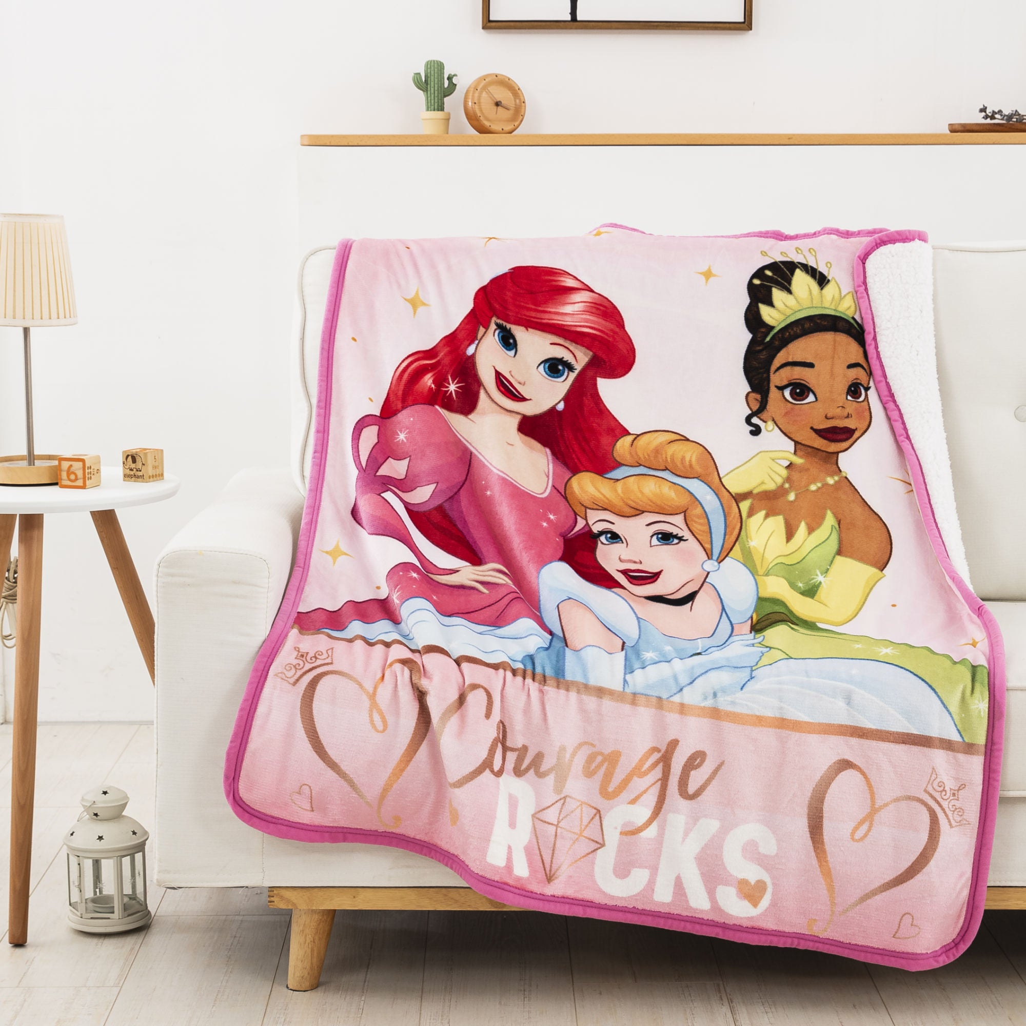 Disney Princesses Rocking Princesses Silk Touch Throw Blanket 40" x 50"