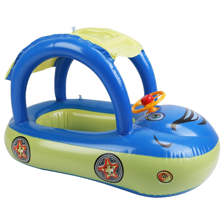 Baby Inflatable Pool Float Car Shaped Toddler 1-3 Year-Old