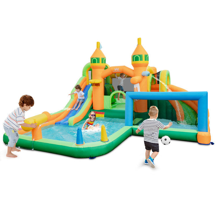 Kids Inflatable Water Slide for Yard Lawn (Without Blower)