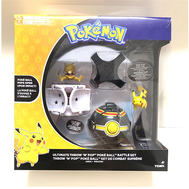 Pokemon Pokeball Belt Pikachu Pokeball Pocket Monster Deformation Model Toy