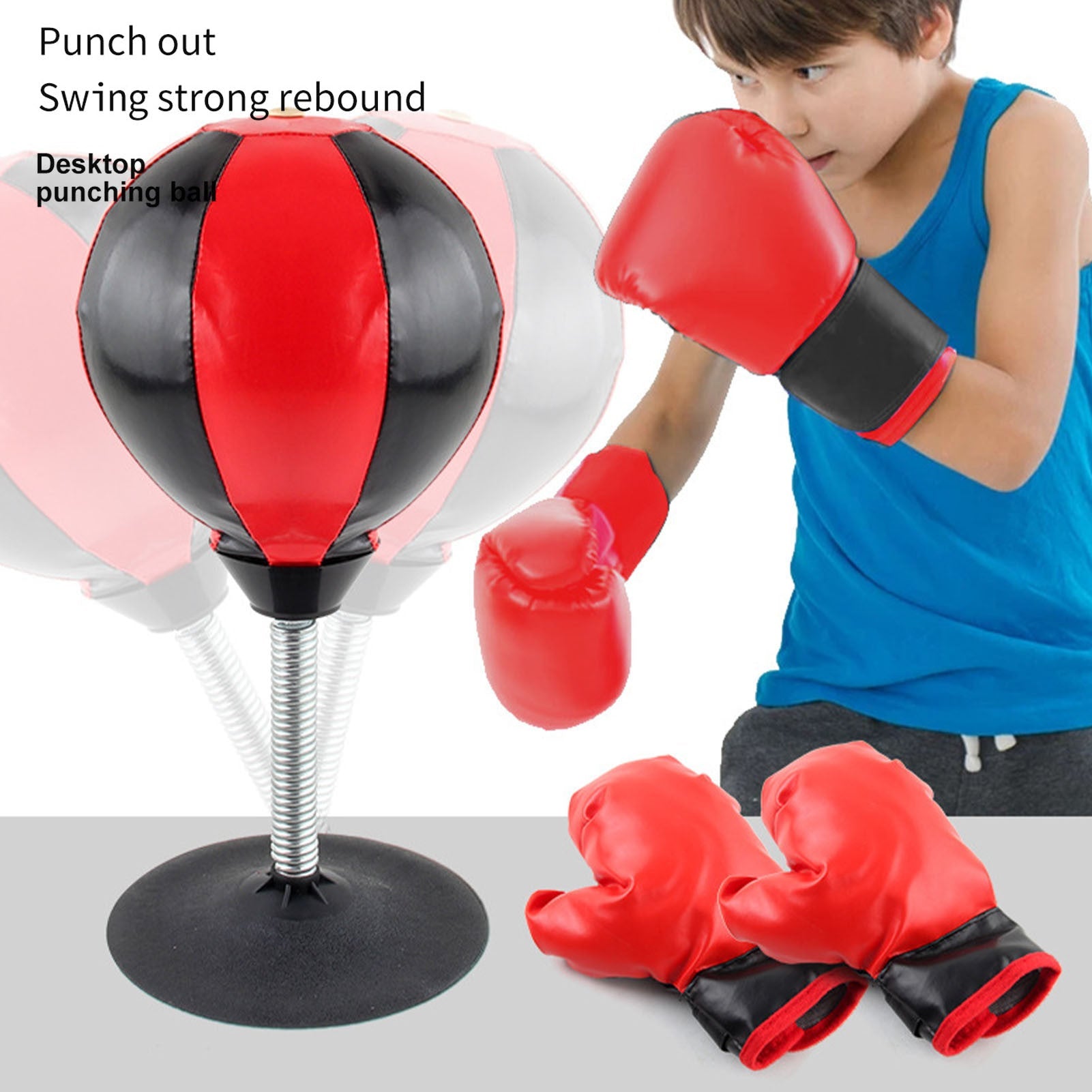 Boxing Punching Bag With Stand Freestanding Punching Bag