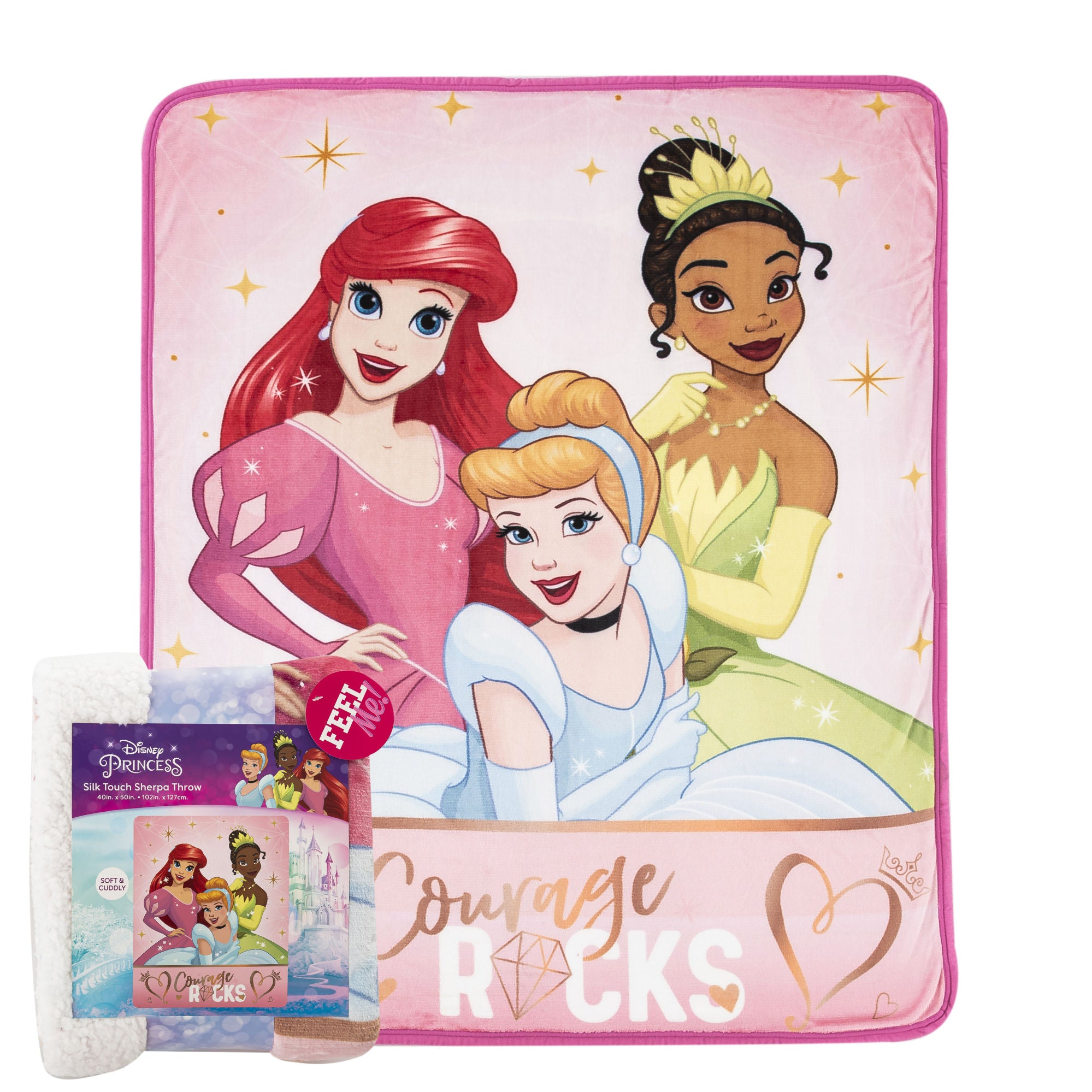 Disney Princesses Rocking Princesses Silk Touch Throw Blanket 40" x 50"