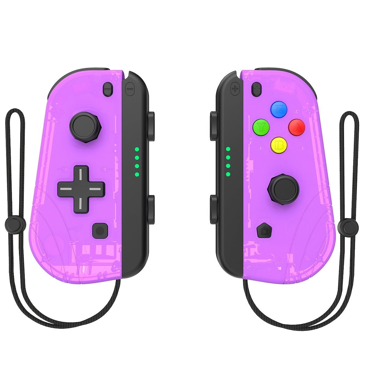 Joycon Controllers With Grip Dual Shock Wake-Up Plug And Play; (L/R) Controller Compatible For Nintendo Switch; Including Waking Up Function And NFC For NS