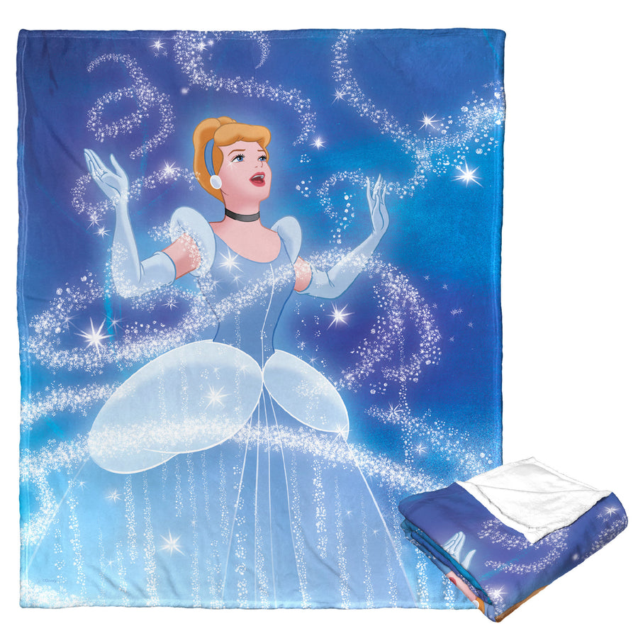 Disney Princesses Cinderella Silk Touch Throw Blanket 50"x60"