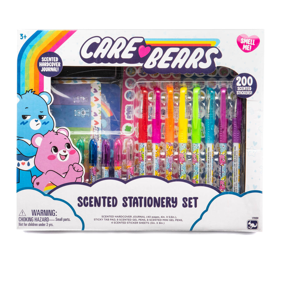 Care Bears Stationery Set w/ Sticky Tabs