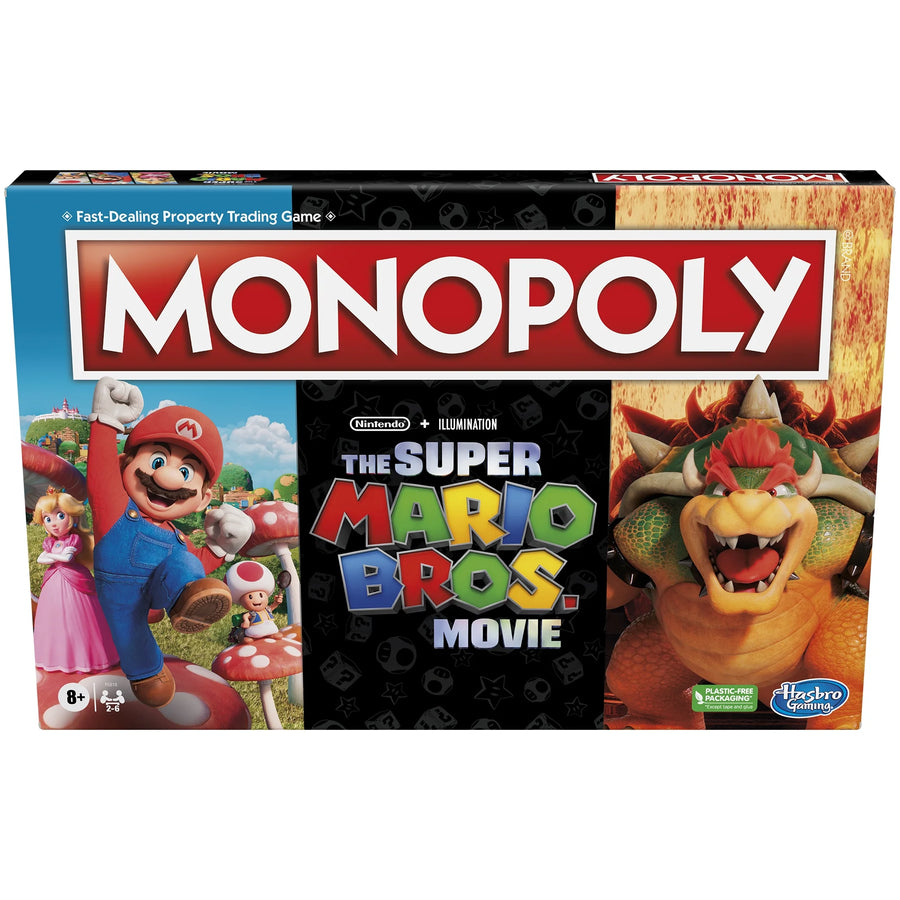 Monopoly The Super Mario Bros. Movie Edition Board Game 8+