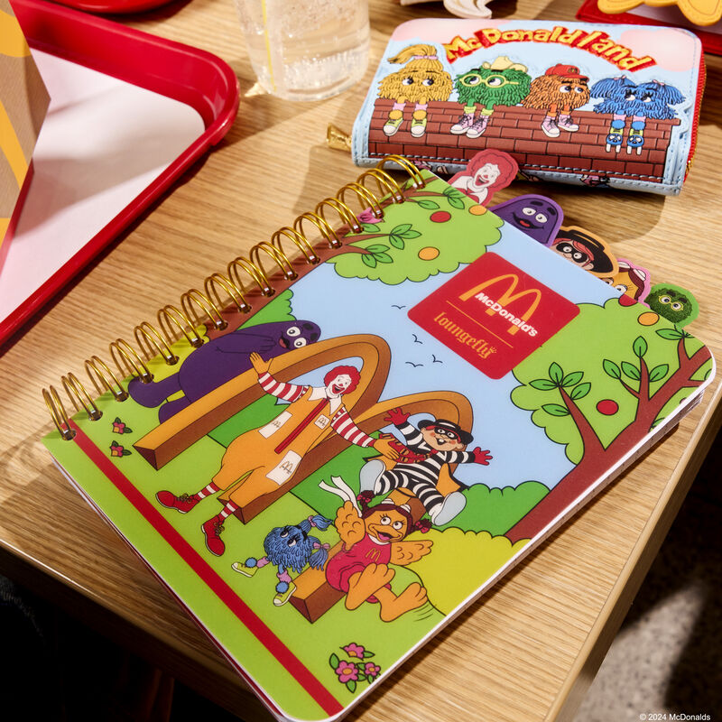 McDonald's McDonaldland Stationery Spiral Tab Journal