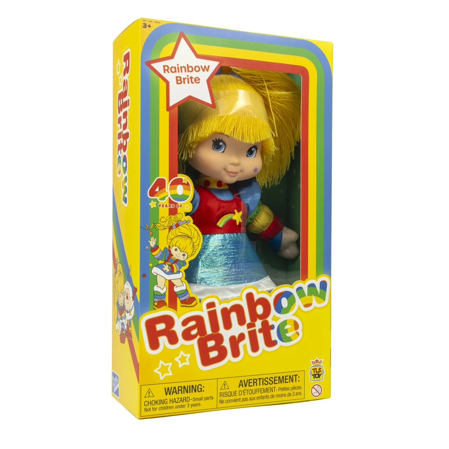 Rainbow Brite 12" Threaded Hair Plush Doll Rainbow Brite, Children Ages 3+