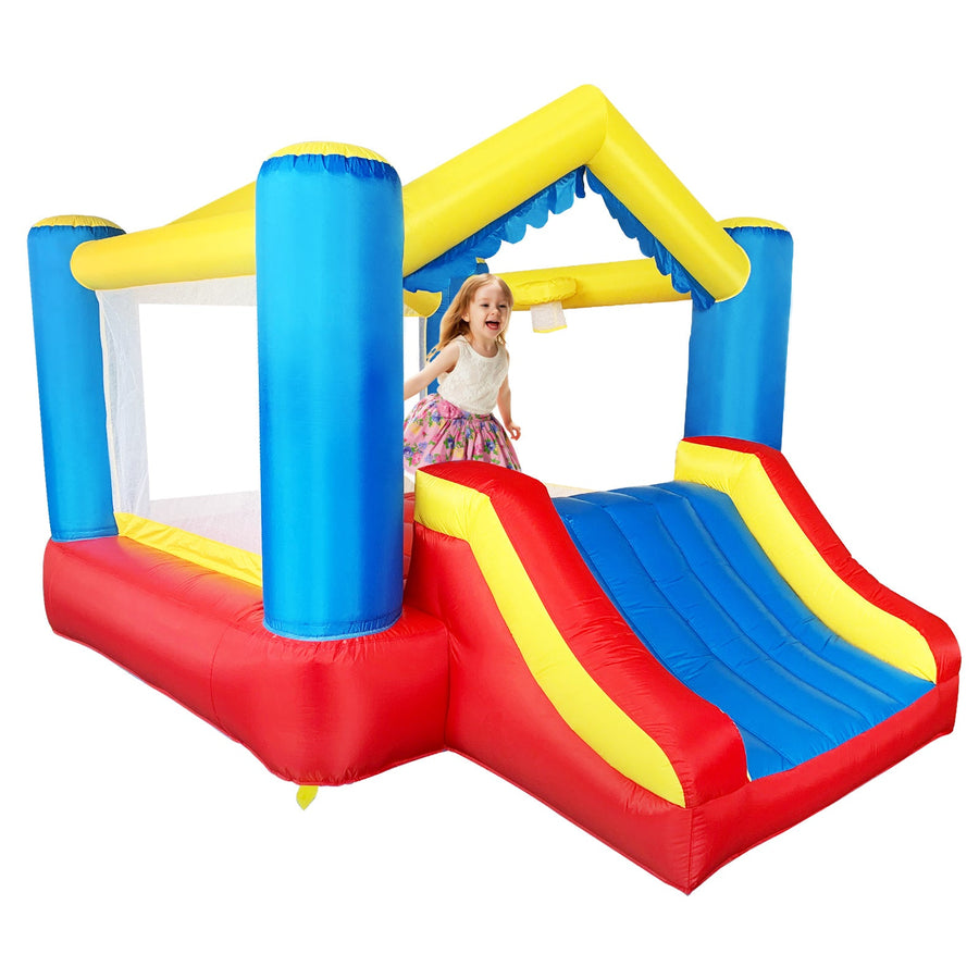 Bounce House with Basketball Hoop