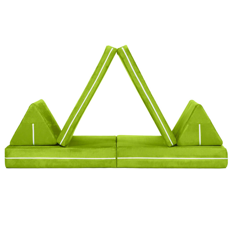 Jaxx Zipline Playscape - Imaginative Furniture Playset for Creative Kids, Lime