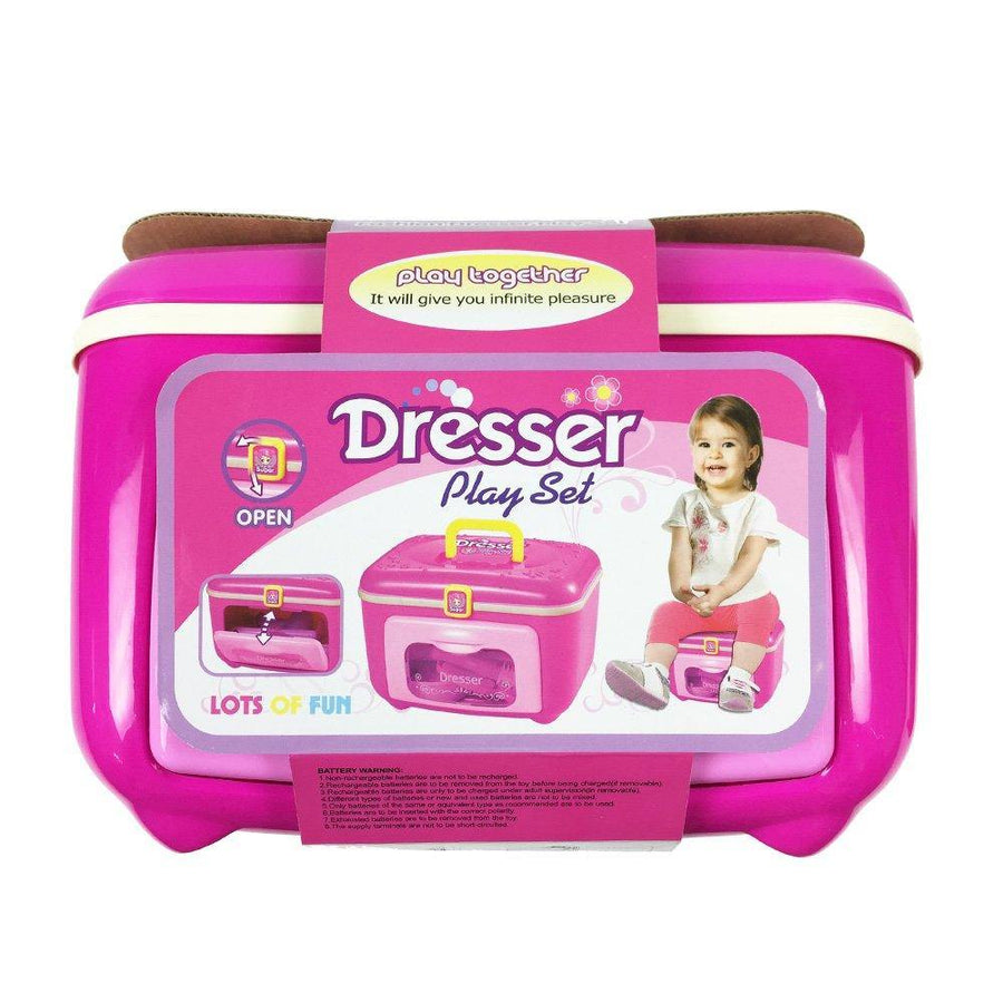 Girl Hairdresser Pretend Play Toy Fashion Beauty Play Set